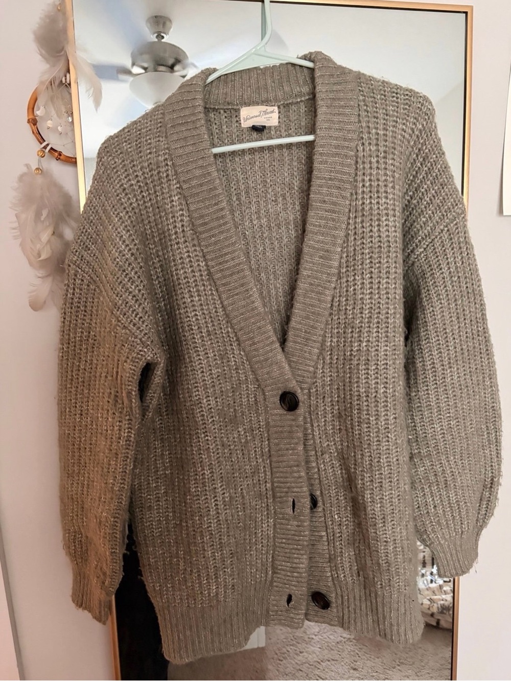 V-Neck Cardigan Sweater